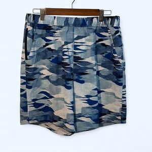 DSG Blue and White Camouflage Shorts